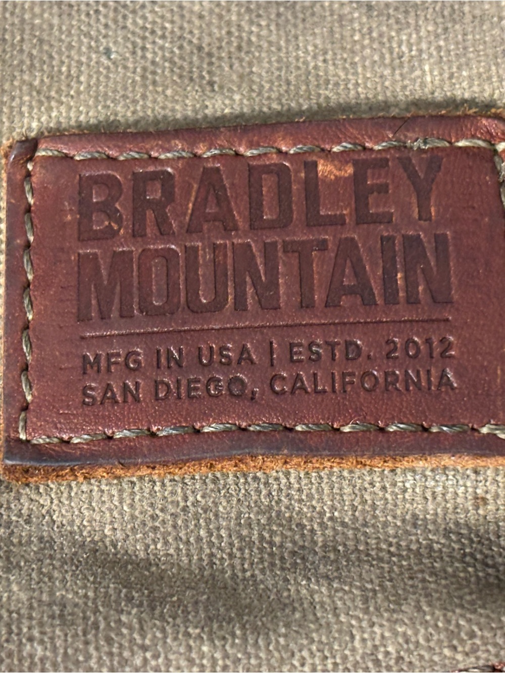 Bradley Mountain “Biographer” Roll-Top Waxed Canvas Backpack - Picture 11 of 11
